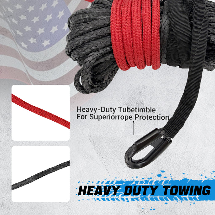 Seguler Winch Essentials Bundle Synthetic Line Hook & Dampener Kit