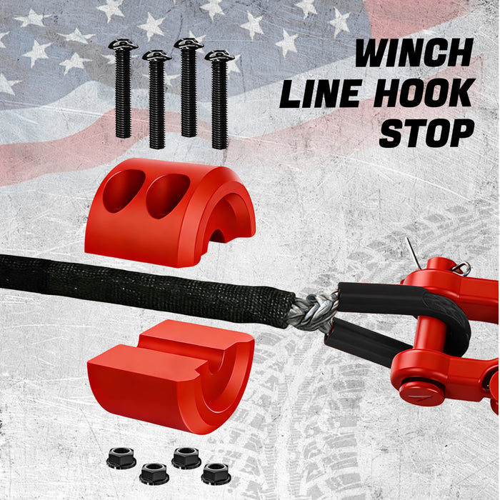Seguler 1/4" Synthetic Winch Line 50ft 7,400 lbs Breaking Capacity