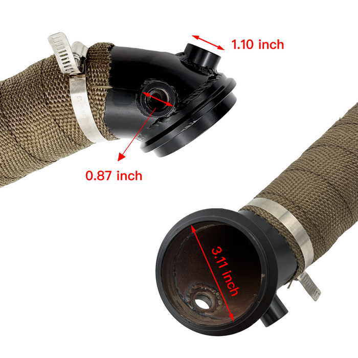 Seguler 2015-2016 6.6L LML Duramax Diese 3 inch Downpipe Exhaust