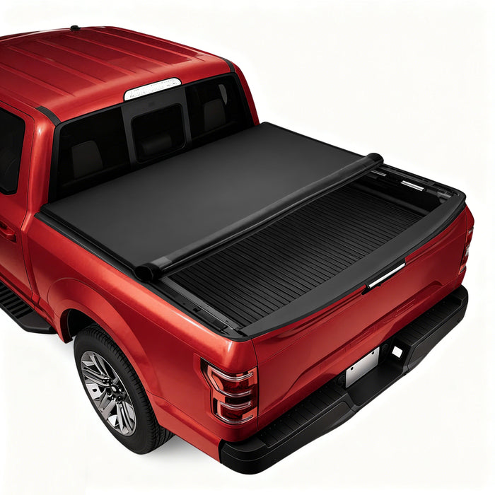 Seguler 5.8FT Soft Roll Up Tonneau Cover Bed for 2007-2013 Chevy Silverado Sierra