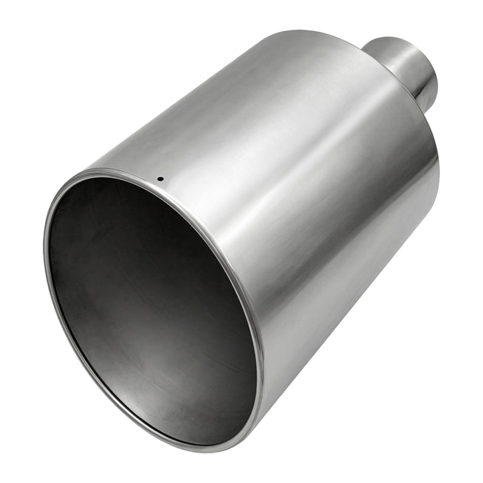 Seguler Diesel Exhaust Tip 4" Inlet 10" Outlet 18" Long Stainless Steel Bolt On