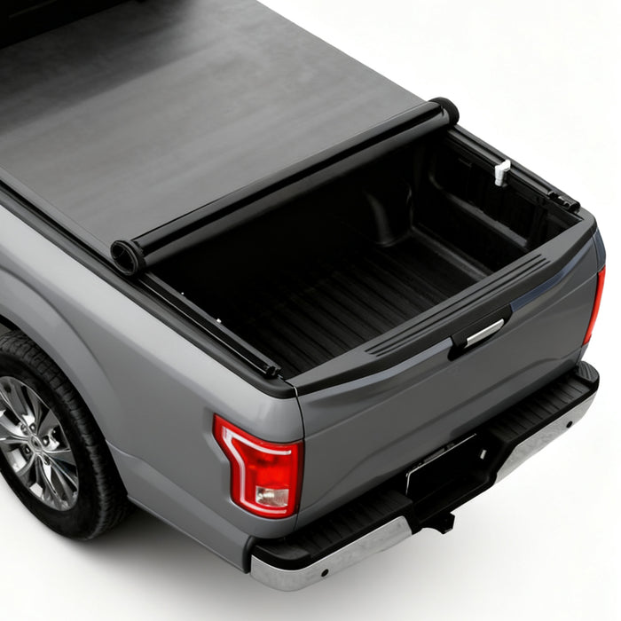Seguler 6.5FT Soft Roll Up Tonneau Cover Truck Bed for 2004-2014 Ford F150