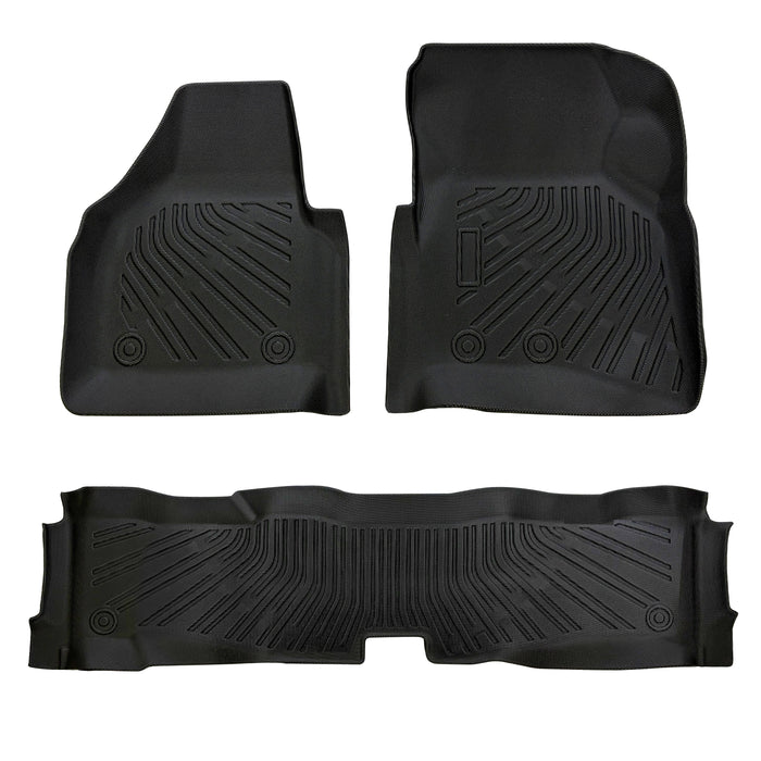 Seguler All-Weather TPE Floor Mats for 2008-2010 Ford F250 F350 Super CrewCab