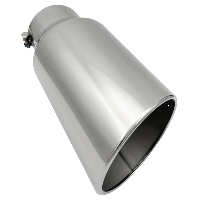 Seguler Diesel Exhaust Tip 5" Inlet 7" Outlet 15" Long Stainless Steel Bolt On