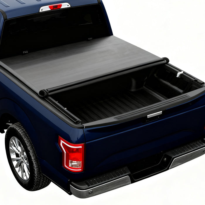 Seguler 5.5FT Soft Roll Up Tonneau Cover Truck Bed for 2004-2014 Ford F150