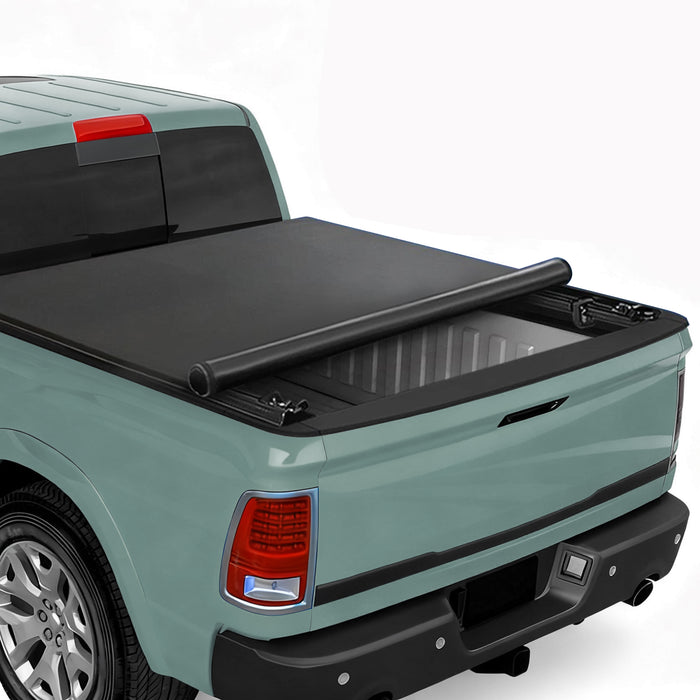 Seguler  5.7FT Soft Top Roll-up Tonneau Cover Truck Bed for 2009-2025 Dodge Ram 1500