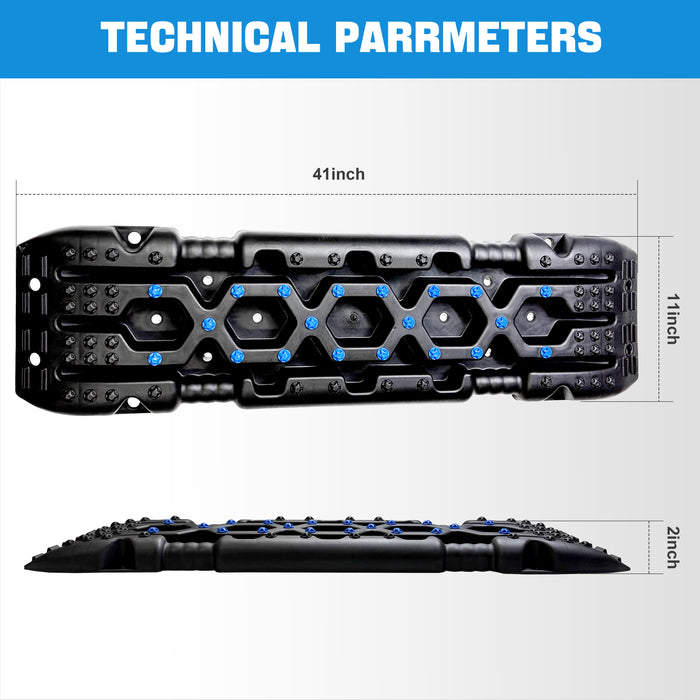 Seguler Multi-Terrain Recovery Tracks with Integrated Jack Base