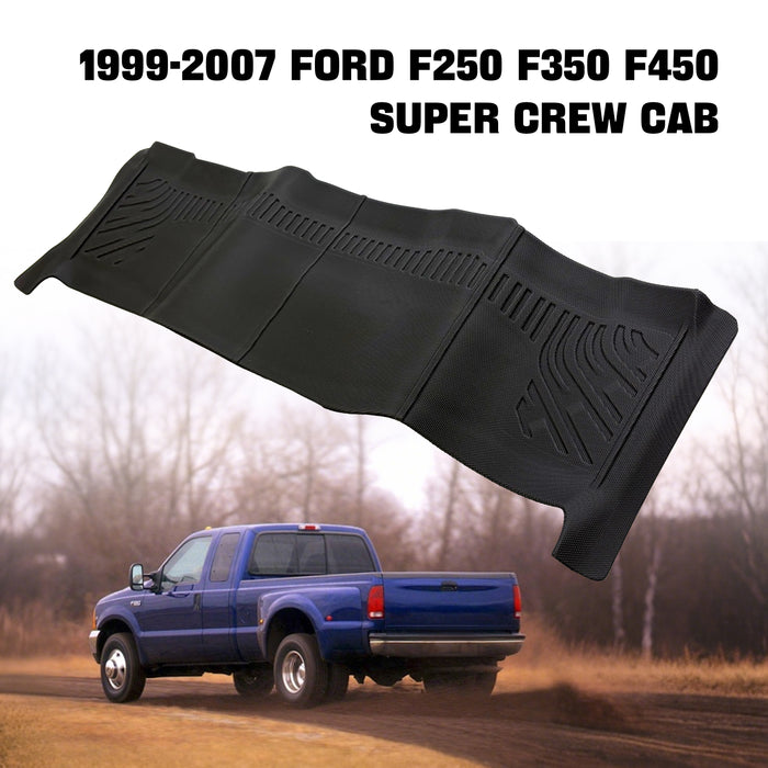 Seguler All-Weather TPE Floor Mats for 1999-2007 Ford F250 F350 F450 SuperCrew Cab
