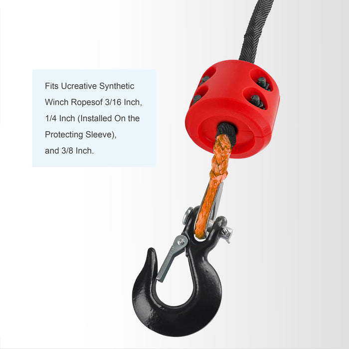 Seguler Winch Hook Stopper Shock Absorbent Cable Line Saver
