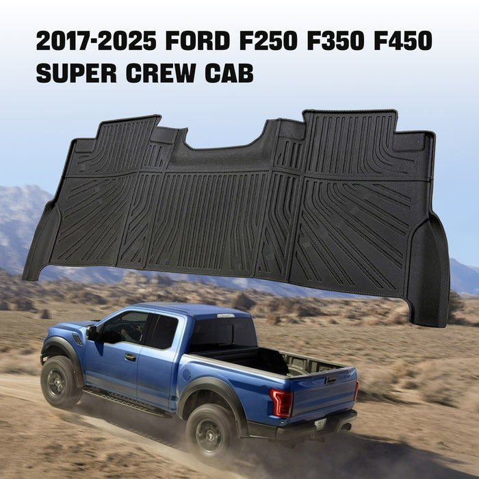 Seguler All-Weather TPE Floor Mats 2017-2025 Ford F250 F350 F450 SuperCrew Cab