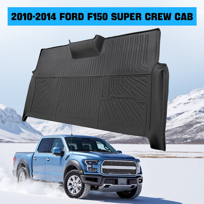 Seguler All-Weather TPE Floor Mats for 2010-2014 Ford F150 SuperCrew Cab
