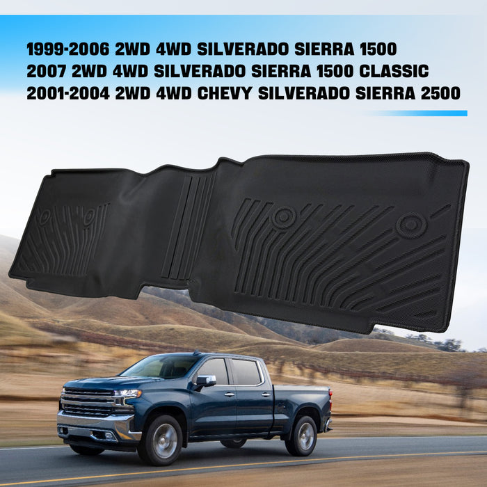 Seguler All-Weather TPE Floor Mats 1999-2006 Silverado/Sierra 1500 2500 Extend Cab