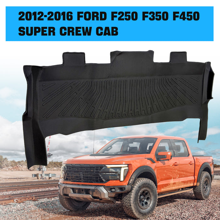 Seguler All-Weather TPE Floor Mats for 2012-2016 Ford F250 F350 F450 SuperCrew Cab