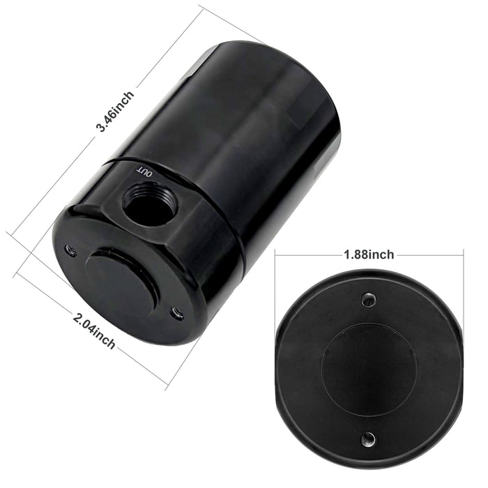 Seguler Oil Catch Can Separator Kit for 2011-2023 2.7L 3.5L 5.0L Ford F-150 EcoBoost Raptor