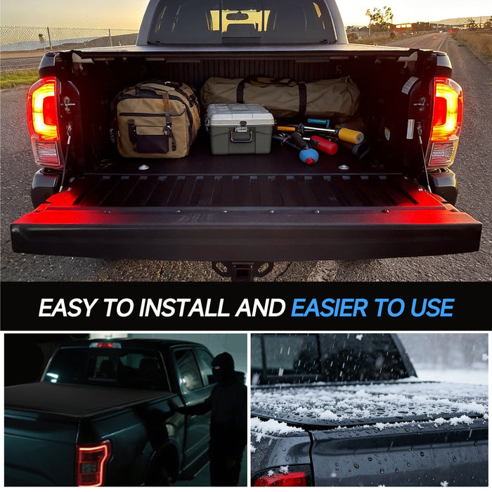 Seguler 6.9FT Soft Roll Up Tonneau Cover Bed for 2020-2025 Chevy Silverado Sierra