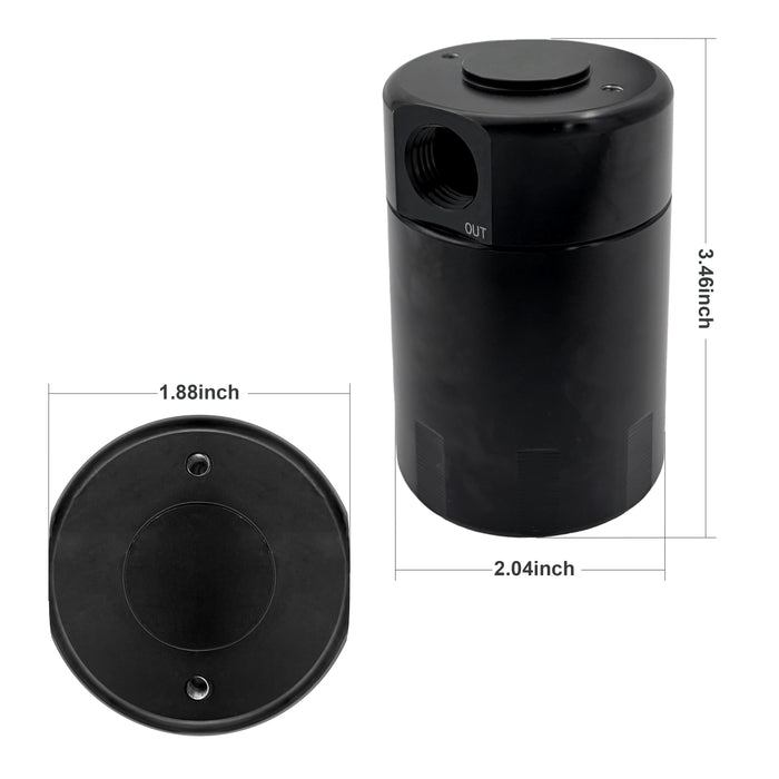 Seguler Oil Catch Can Separator Kit for 2019-2022 5.3L 6.2L Chevy Silverado GMC Sierra 1500 Tahoe Yukon
