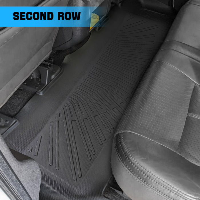 Seguler All-Weather TPE Floor Mats for 2012-2016 Ford F250 F350 F450 SuperCrew Cab