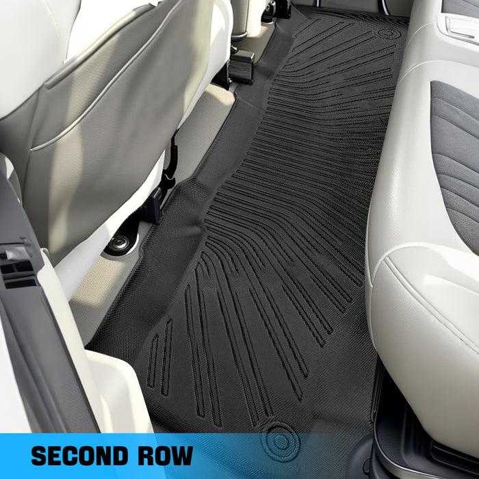 Seguler All-Weather TPE Floor Mats for 2008-2010 Ford F250 F350 Super CrewCab