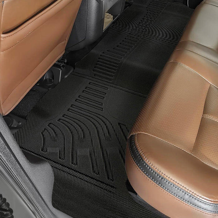 Seguler All-Weather TPE Floor Mats for 1999-2007 Ford F250 F350 F450 SuperCrew Cab