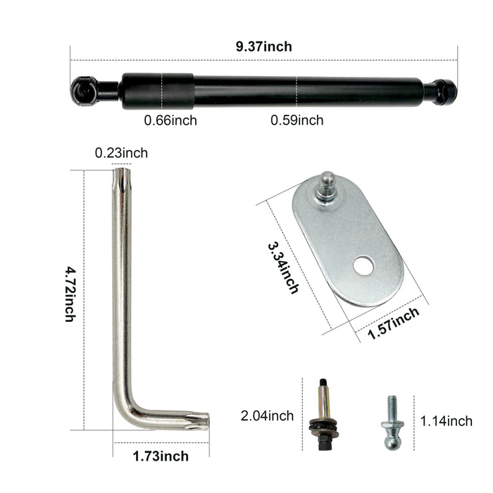 Seguler Tailgate Assist Shock Kit for 2004-2014 Ford F150 Lincoln Mark LT