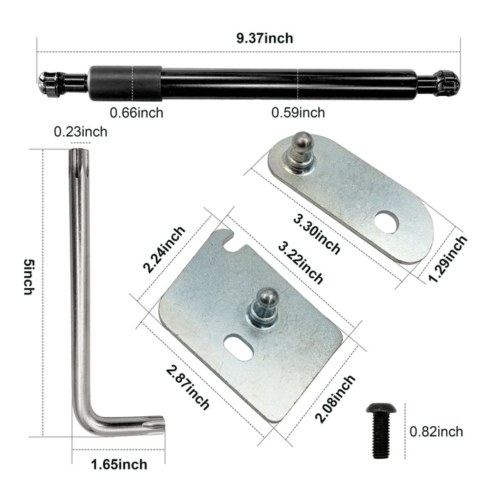 Seguler Tailgate Assist Shock Kit for 2015-2025 Ford F150 Pickup