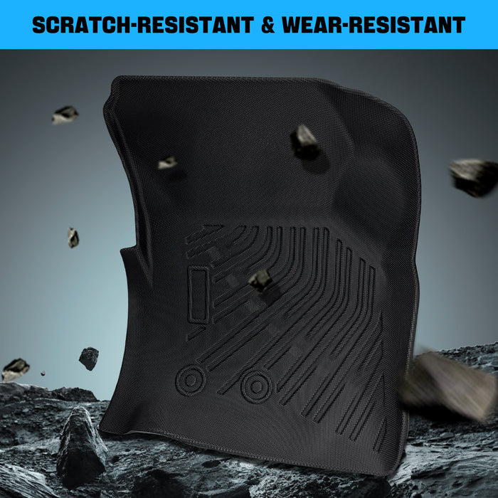 Seguler All-Weather TPE Floor Mats for 2008-2010 Ford F250 F350 Super CrewCab