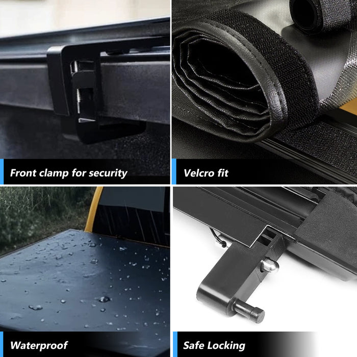 Seguler 6.4FT Soft Roll-Up Tonneau Cove Bed for 2019-2025 Dodge Ram 1500 New Body