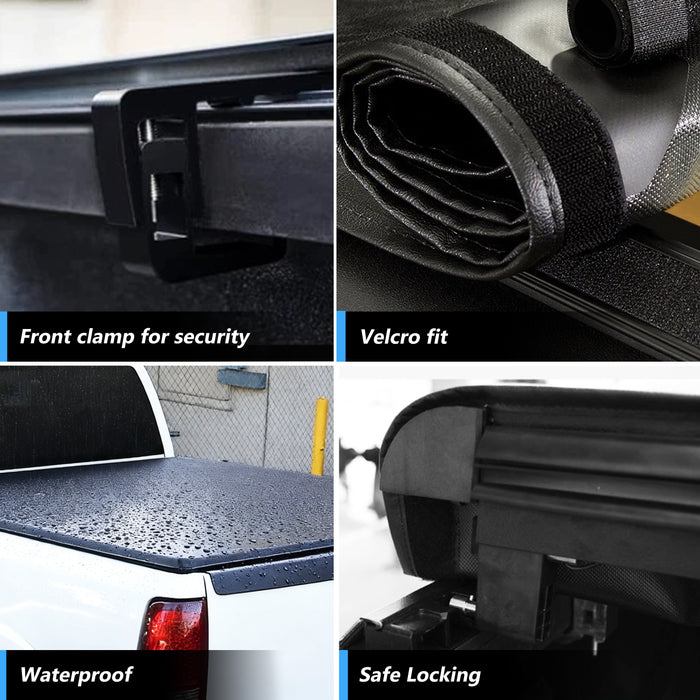 Seguler  5.7FT Soft Top Roll-up Tonneau Cover Truck Bed for 2009-2025 Dodge Ram 1500