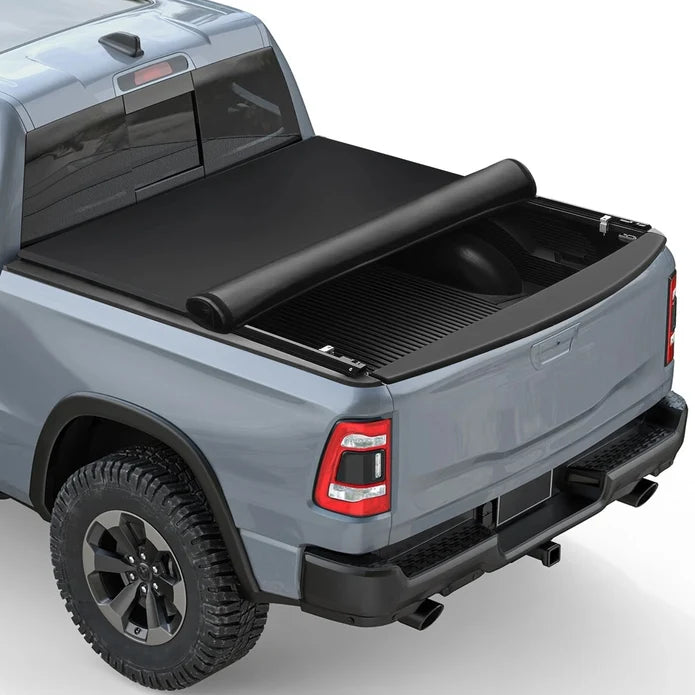 Seguler 2009-2026 Dodge Ram 1500 5.7FT, 6.4FT, 8FT Soft Top Roll-up Tonneau Cover