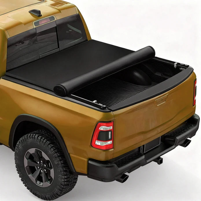 Seguler 5.8FT, 6.5FT, 6.9FT, 8FT Soft Roll Up Tonneau Cover Bed for 2007-2026 Chevy Silverado Sierra